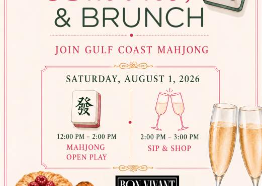 Bird, Bam, Bubbles, & Brunch: Mahjong Open Play and Brunch at Bon Vivant