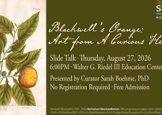 Slide Talk: Blackwell's Orange: Art from "A Curious Herbal"
