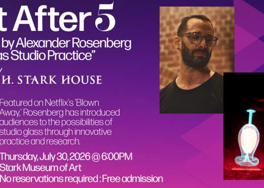 Art After 5 Lecture by Alexander Rosenberg - "Glass as Studio Practice"