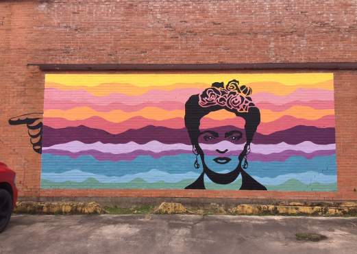 Downtown Mural Artwork - Fannin Street