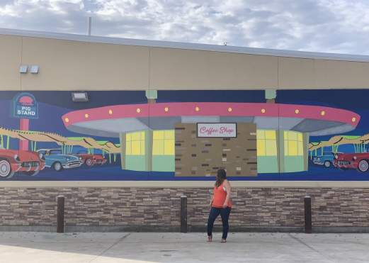 Pig Stand Mural on Calder Ave.