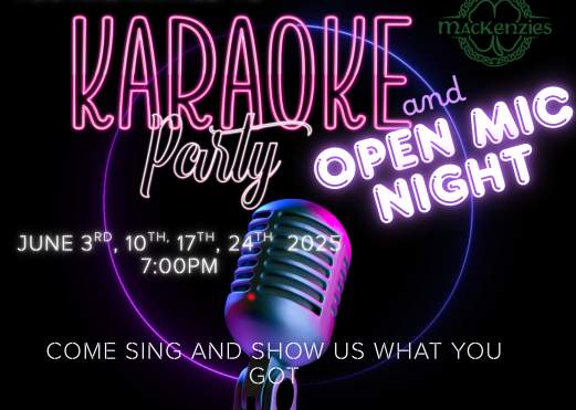 Karaoke and Open Mic Night