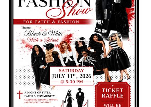 Black & White with a Splash Fashion Show