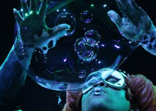 Spheres Bubble Show: Orbs