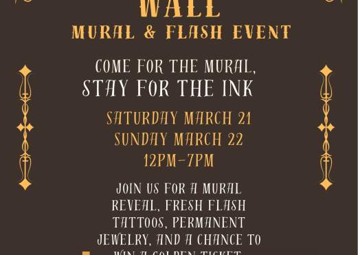 Ink the Wall Mural & Flash Event