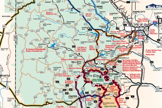 Attractions map