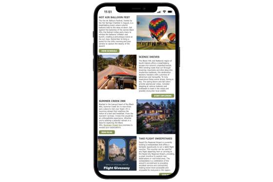 eBlast Mockup