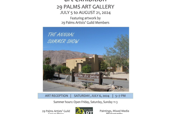 29 Palms Art Gallery Artists' Guild Members Summer Show