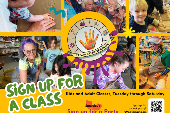 Art Classes at the 29 Palms Creative Center