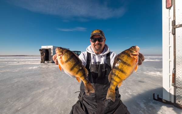 Make a Winter Wonderland Perch & Walleye Trip to Devils Lake, ND