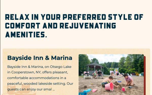 Lodging Landing Page