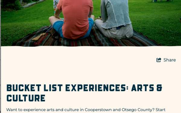 Arts & Culture Landing Page