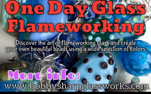 One Day Glass Flameworking at Bobby Sharp Glassworks