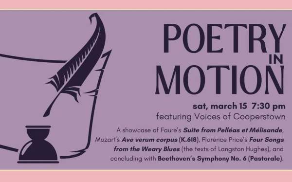 Poetry in Motion featuring Voices of Cooperstown
