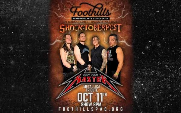 OBEY YOUR MASTER - Metallica Tribute at SHOCK-TOBERFEST / Foothills, Oneonta