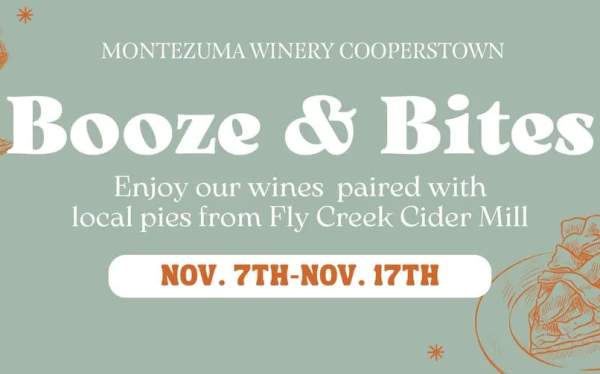 Booze & Bites: Wine & Pie Flight