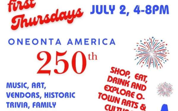 Celebrate America 250: Downtown Oneonta First Thursdays