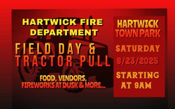 Hartwick Fire Department Co #1 Annual Field Days and Tractor Pull
