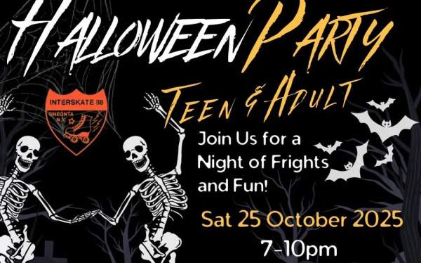 7-10pm Halloween Party at Interskate 88