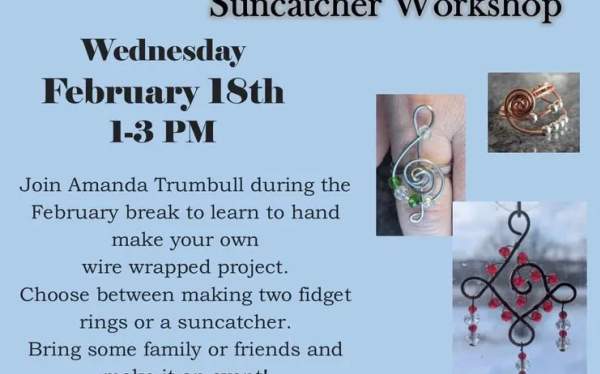 Fidget rings or Suncatcher Workshop