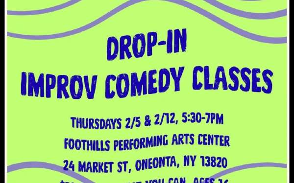 Drop-In Improv Comedy Class with Marisa Caruso / Foothills, Oneonta