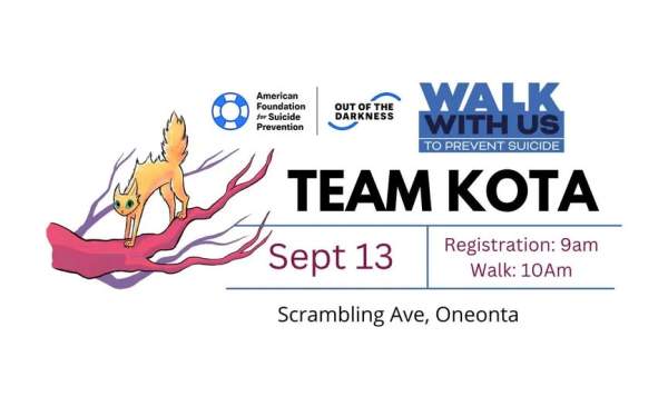 American Foundation for Suicide Prevention Out of the Darkness Walk: Team Kota