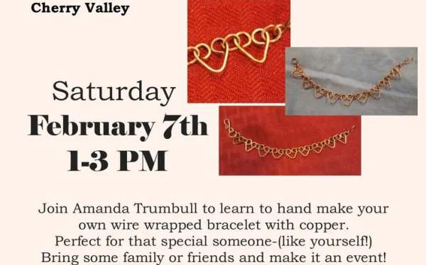 Copper Heart Bracelet Workshop with Amanda Trumbull