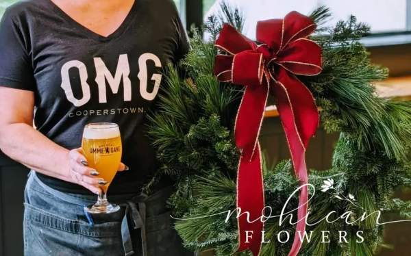 Mohican Flowers Wreath Workshop at Brewery Ommegang