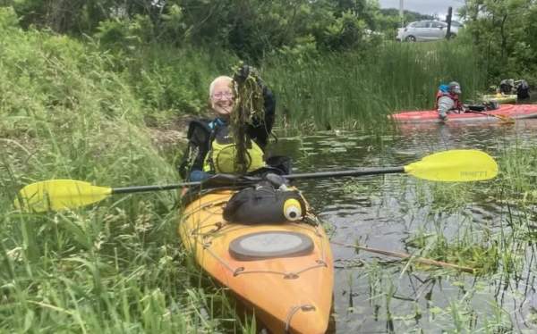 Frog Bit Fun at Weaver Lake