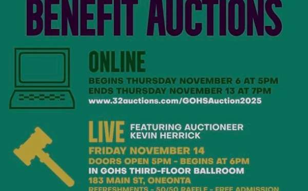 GOHS 19th Annual Live Benefit Auction
