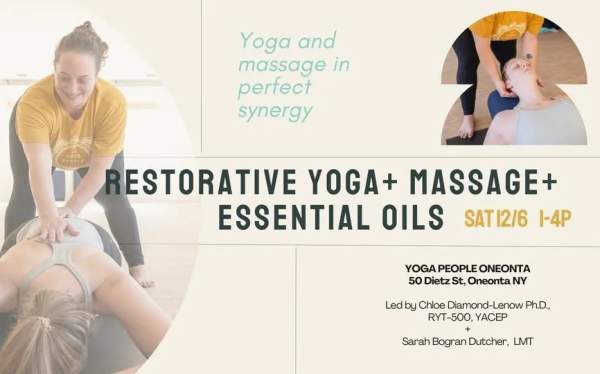 Restorative Yoga + CBD Massage + Essential Oils