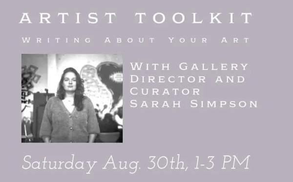 Artist Toolkit: Writing About Your Art