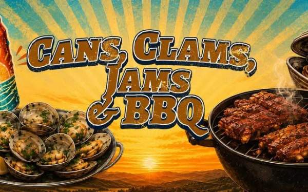 CANS, CLAMS, JAMS & BBQ