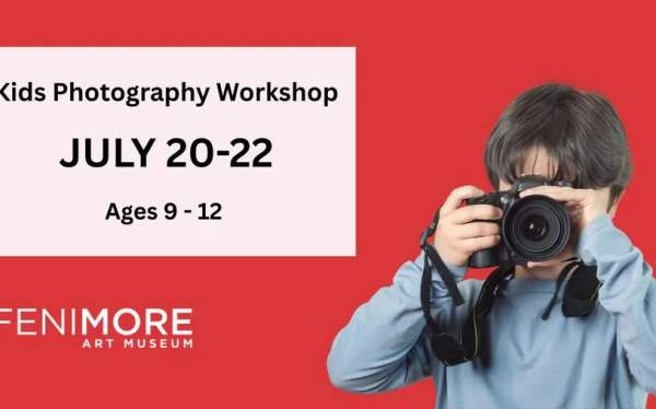 3-Day Photography Workshop for Kids ages 9-12