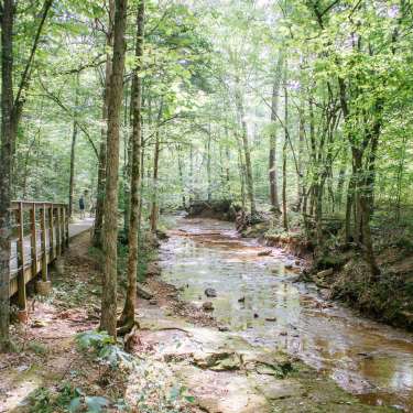 Walking trail in Rotary Park