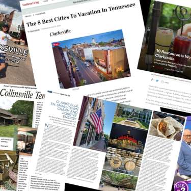 thumbnails of Clarksville news stories