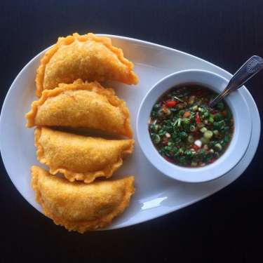 Empanadas at La Colombiana