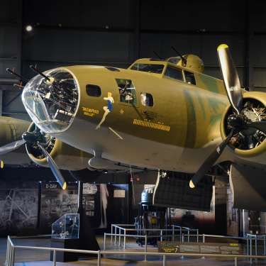 B-17 Memphis Belle in the National Museum of the United States Air Force