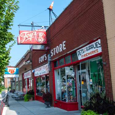 Exterior of Foy's Five and Dime