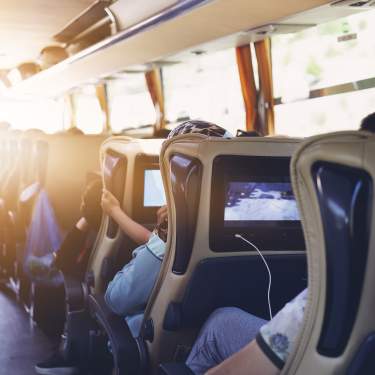 Passengers on Bus Tour