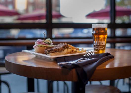 Balter Beerworks Veggie burger