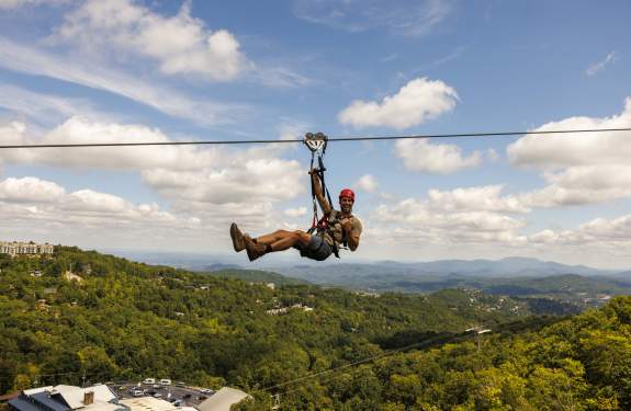 zipline outdoors