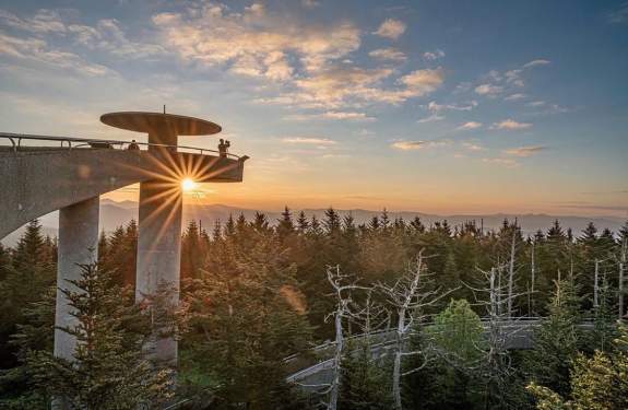 Clingmans Dome sunset