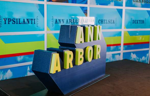 3-Dimensional Ann Arbor logo