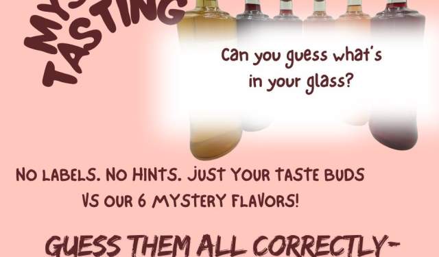 Mystery Wine Tastings