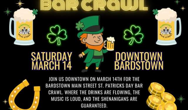 Bardstown Mainstreet St. Patrick's Day Bar Crawl