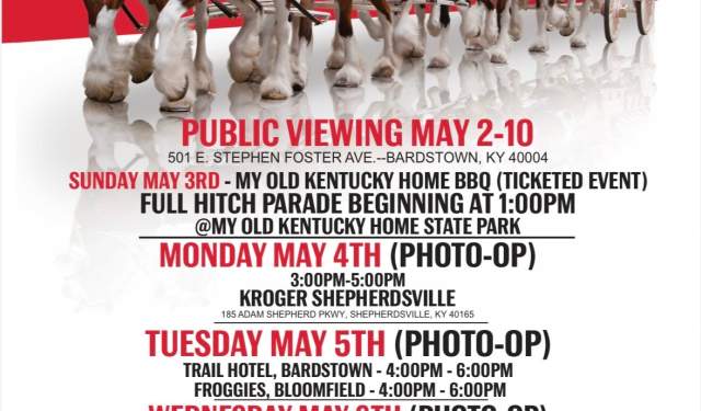 Come See the Clydesdales