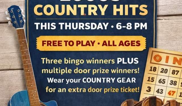 Music Bingo - 2000's Country