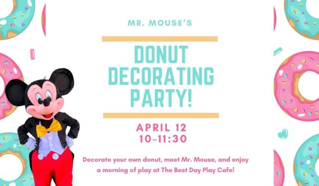 Mr. Mouse's Donut Decorating Party