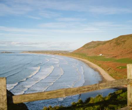 Rhossili Bay in Winter